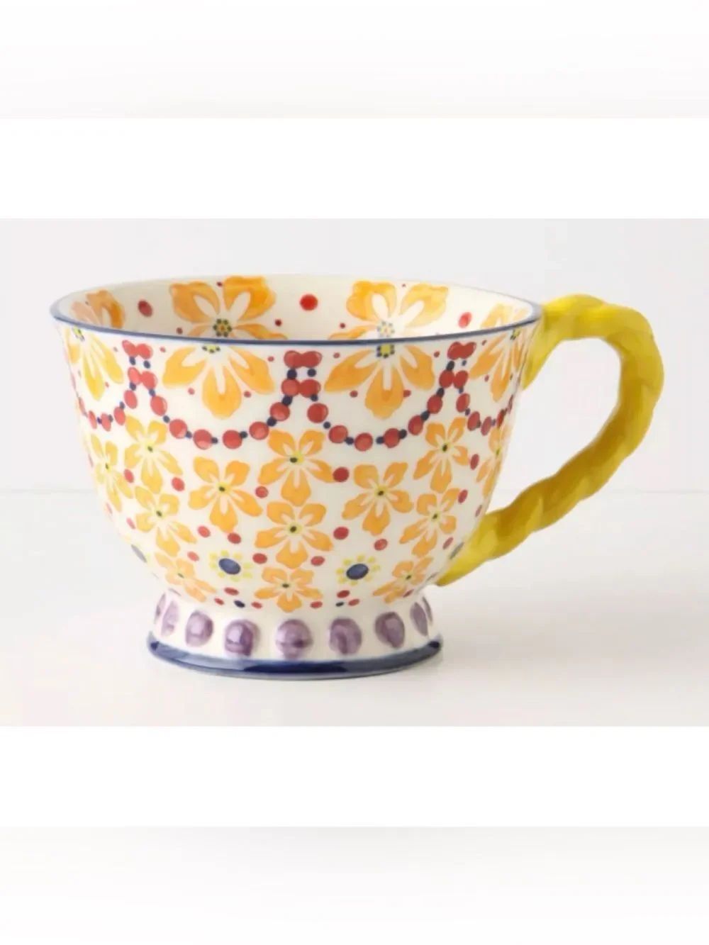 New Anthropologie With A Twist Teacup